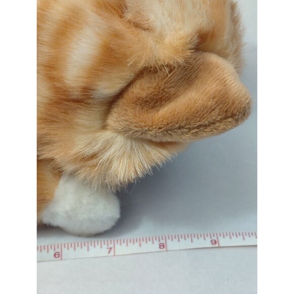 Folkmanis Cat Puppet Orange Tabby Kitten Chunky Body Animal Learning 9" - Picture 8 of 8